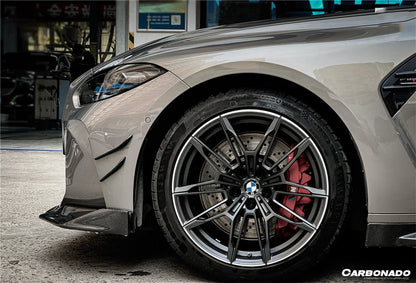 2021-UP BMW M3 G80 M4 G82/G83 MP Style Carbon Fiber Front Canards - Carbonado