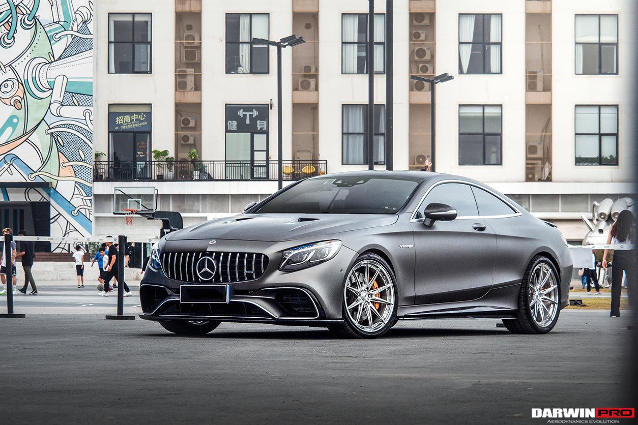 2018-2021 Mercedes Benz C217 S63/S65 AMG Coupe BKSS Style Carbon Fiber Front Lip - DarwinPRO Aerodynamics