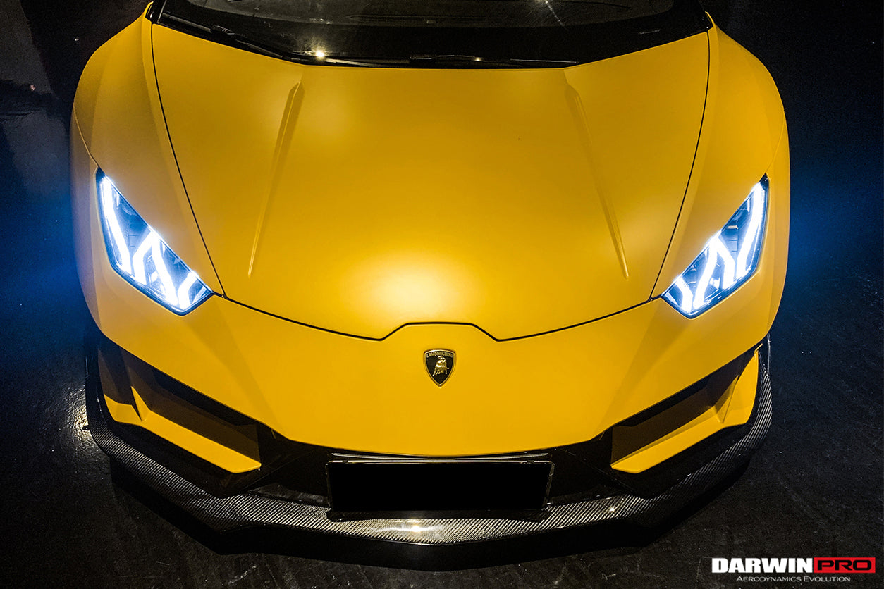 2019-2022 Lamborghini Huracan EVO 4WD OD Style Dry Carbon Front Lip - DarwinPRO Aerodynamics