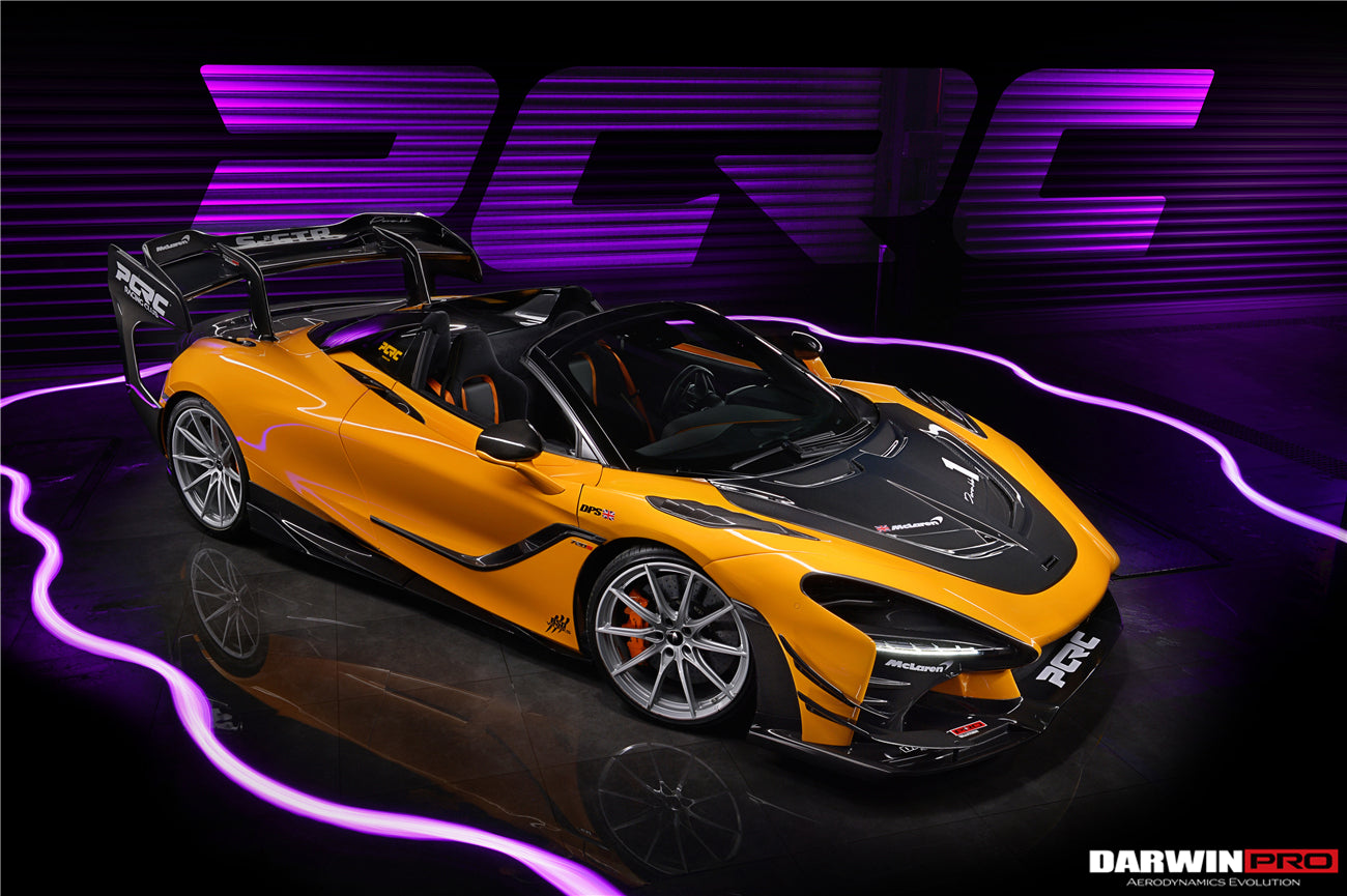 2017-2021 McLaren 720s Se²NWB Style Carbon Fiber Side Door Trims - DarwinPRO Aerodynamics