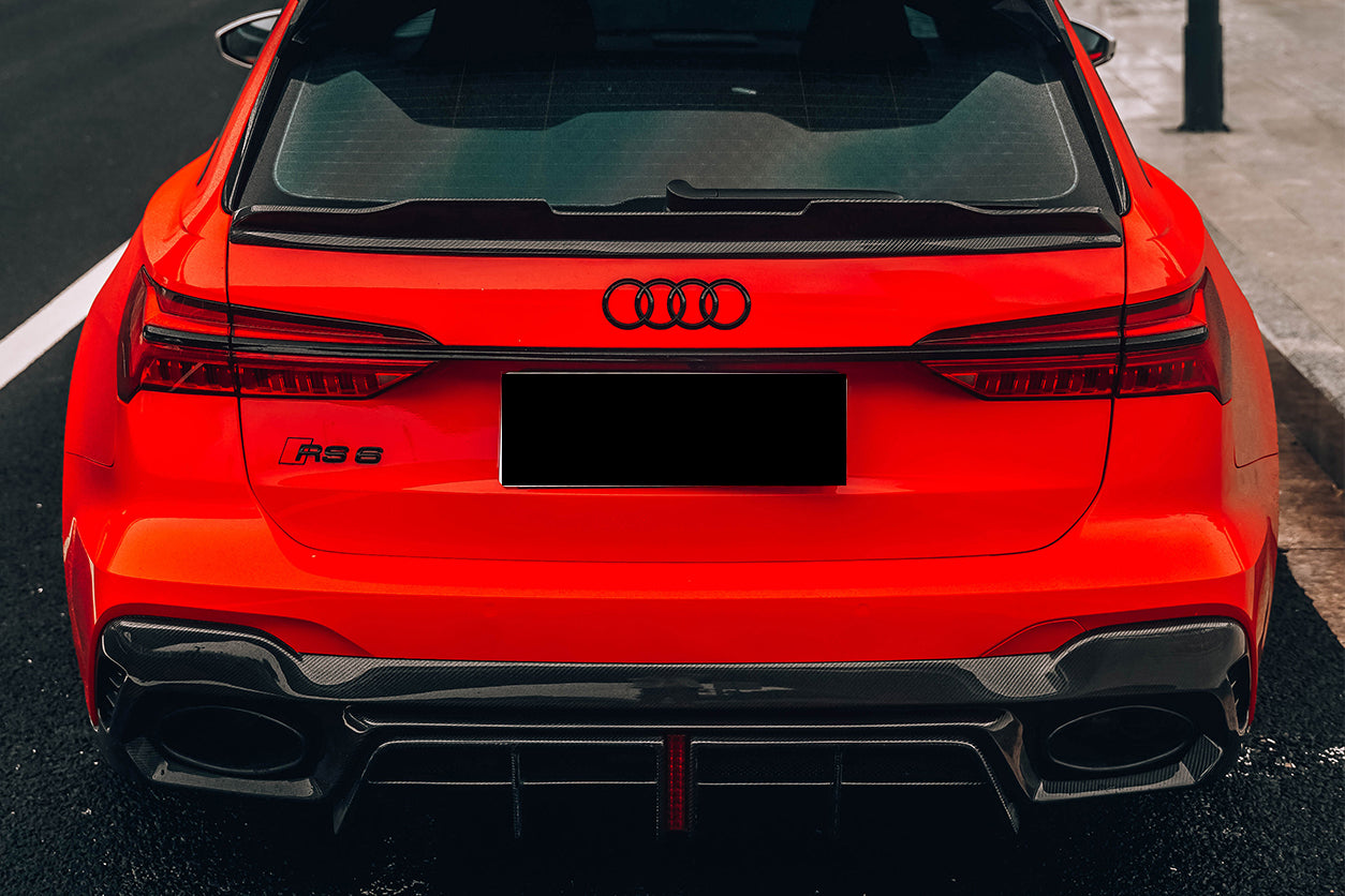 2019-2022 Audi RS6 Avant C8 BKSS Style Rear Diffuser - DarwinPRO Aerodynamics