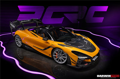2017-2021 McLaren 720s Se²NWB Style Carbon Fiber Side Skirts - DarwinPRO Aerodynamics