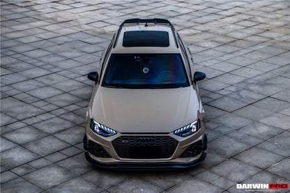 2020-2022 Audi RS4 B9.5 BKSS Style Carbon Fiber Front Lip - DarwinPRO Aerodynamics