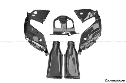 2018-UP Ferrari 812 Superfast /GTS OE Style Engine Bay Panels - Carbonado