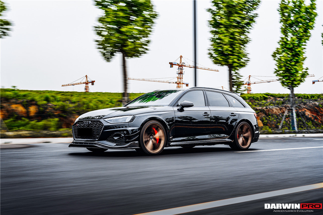 2020-2022 Audi RS4 B9.5 BKSS Style Carbon Fiber Front Lip - DarwinPRO Aerodynamics