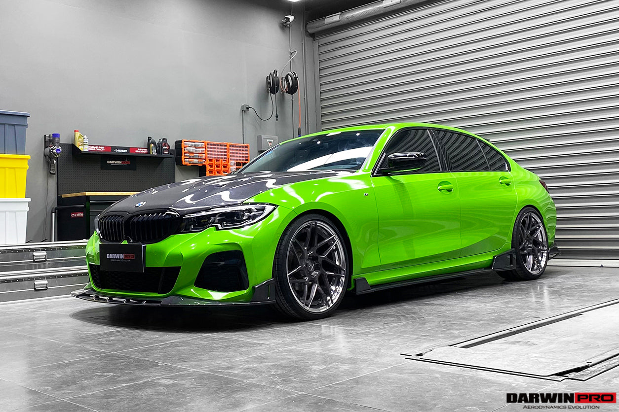 2019-2023 BMW 3 Series G20/G28 BKSS Style Carbon Fiber Front Lip - DarwinPRO Aerodynamics
