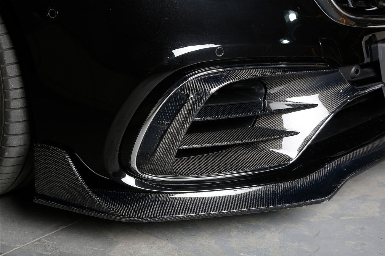 2017-2020 Mercedes Benz S63 W222 Sedan MSY Style Front Bumper Vents - Carbonado