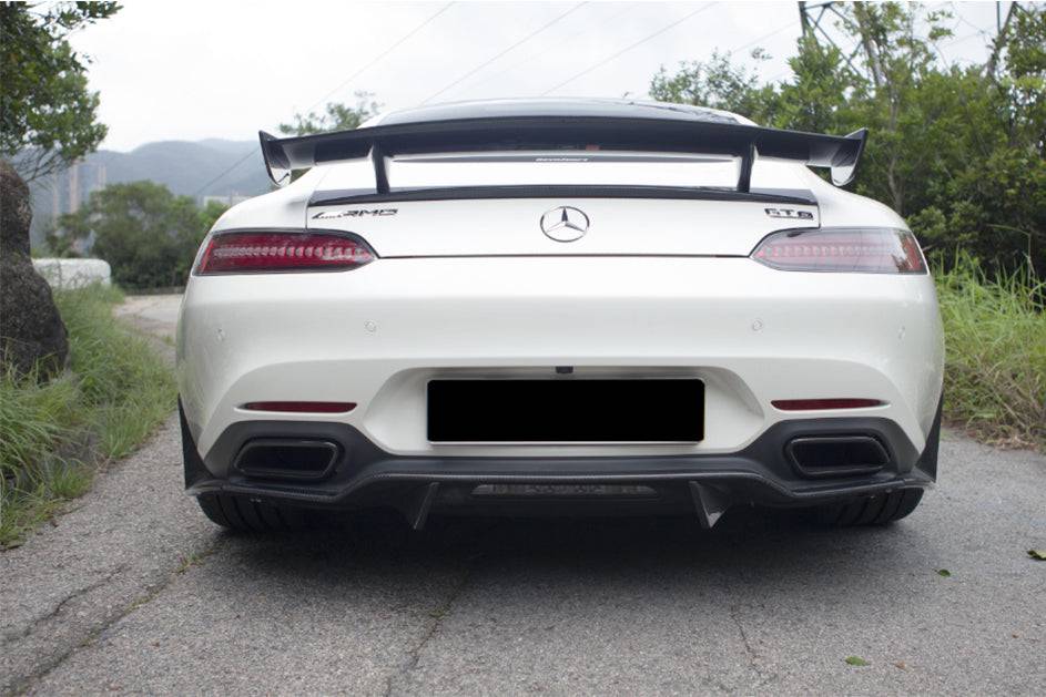 2015-2021 Mercedes Benz AMG GT/GTS RZS Style Carbon Fiber Rear Diffuser - Carbonado