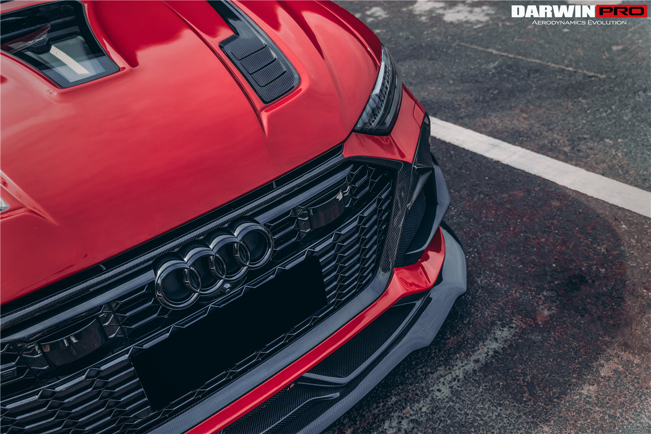 2019-2023 Audi RS6 Avant C8 IMP Performance Partial Carbon Fiber Hood - DarwinPRO Aerodynamics