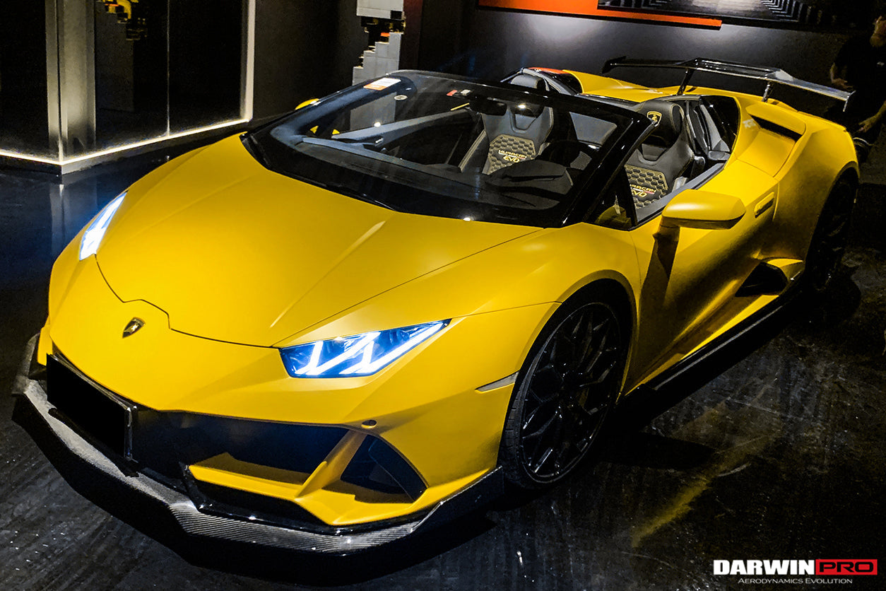 2019-2022 Lamborghini Huracan EVO 4WD OD Style Dry Carbon Front Lip - DarwinPRO Aerodynamics