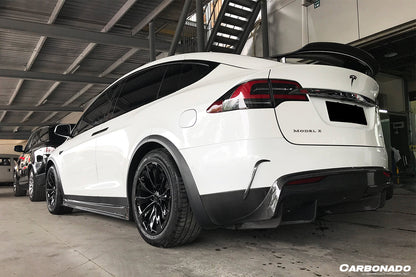 2016-2021 Tesla X SUV RZS Style Carbon Fiber Side Skirts - Carbonado