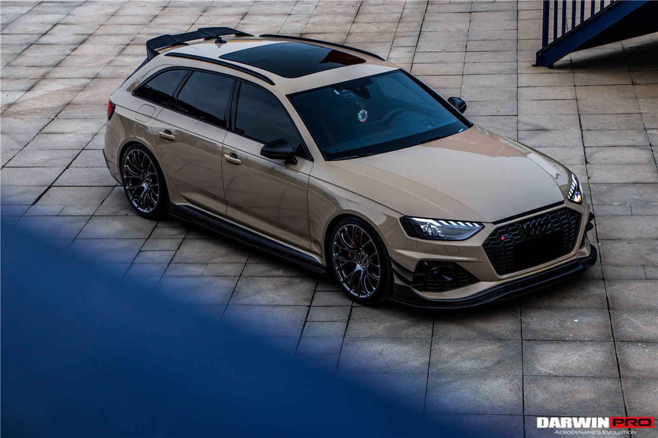2020-2022 Audi RS4 B9.5 BKSS Style Carbon Fiber Front Lip - DarwinPRO Aerodynamics