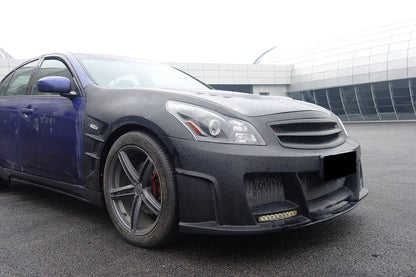 2007-2009 Infiniti G25/G35/G37 Sedan ELT Style Front Bumper - Carbonado