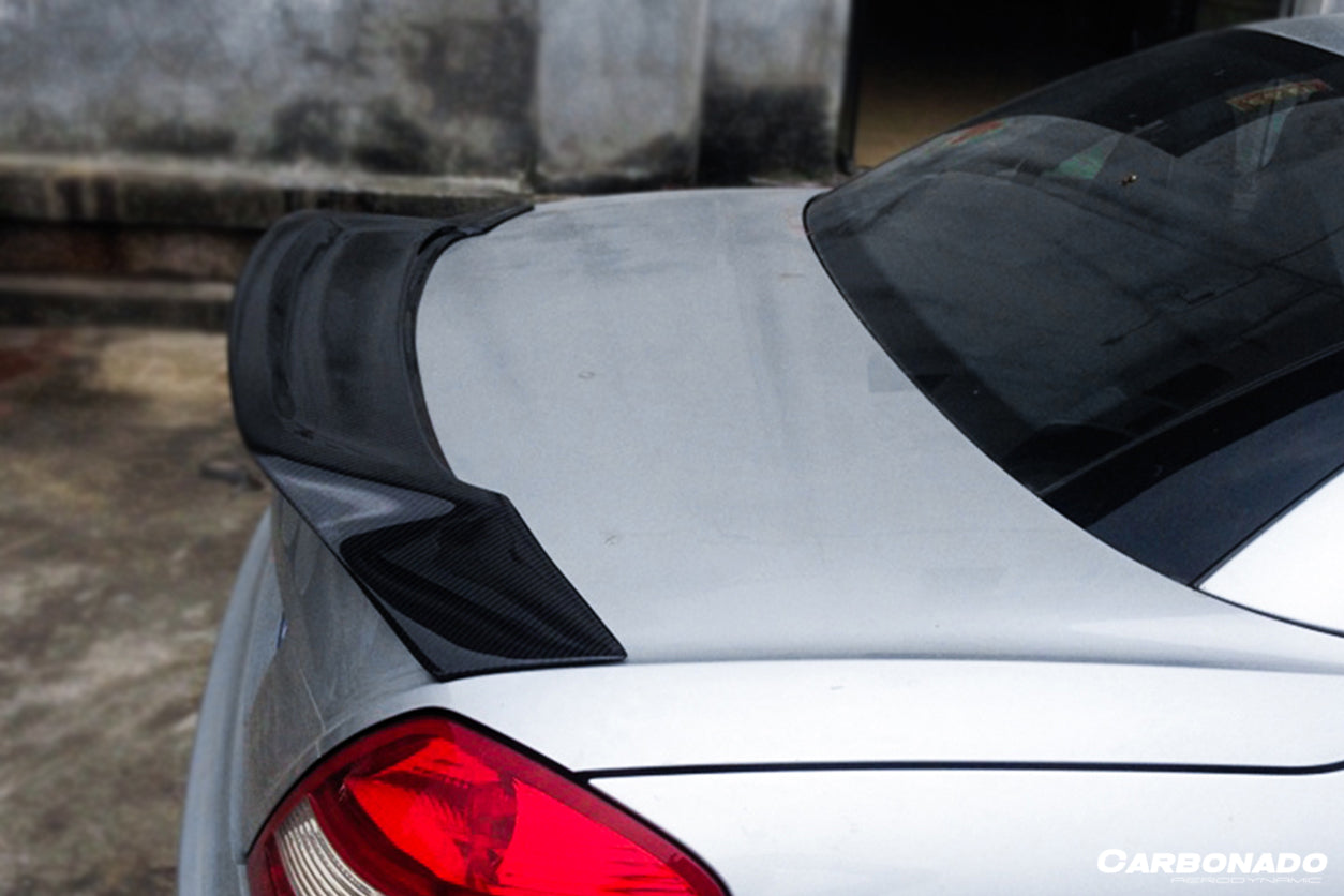 2005-2011 Mercedes Benz SLK R171 RT Style Carbon Fiber Trunk Spoiler - Carbonado