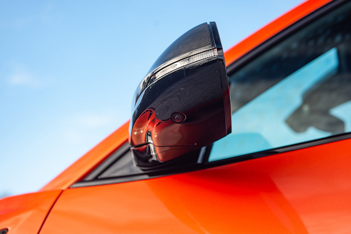 2018-2025 Lamborghini URUS Convert 2023 Performante Dry Carbon Fiber Mirror Housing with BSA holes Replacement - DarwinPRO Aerodynamics
