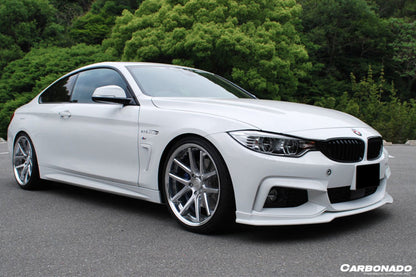 2014-2017 BMW 4 Series F32 F33 M Sport ECC Style Carbon Fiber Front Lip - Carbonado