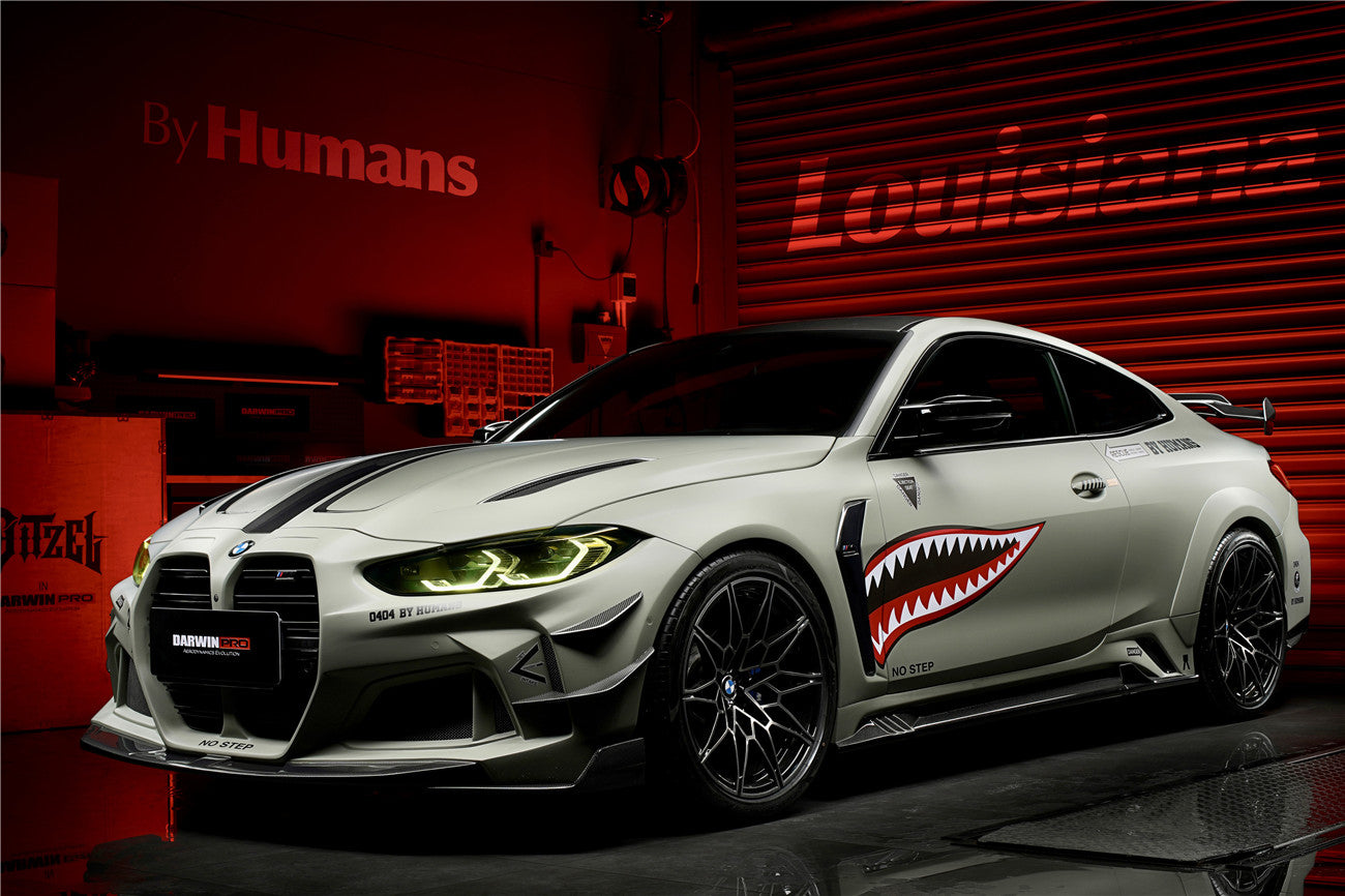 2021-UP BMW M4 G82/G83 BKSSII Style Front Bumper and Front Fender and Side Skirts - DarwinPRO Aerodynamics