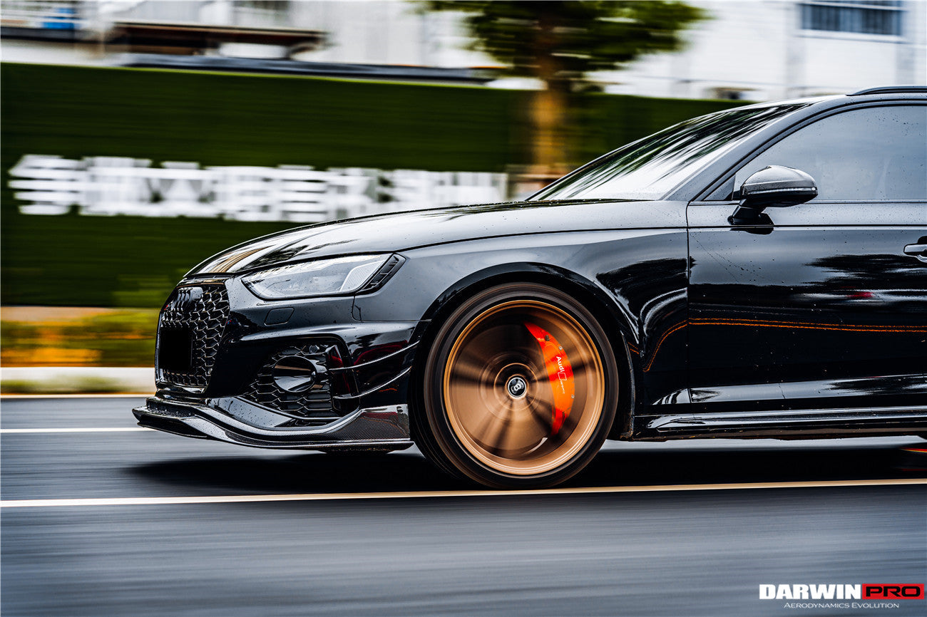 2020-2022 Audi RS4 B9.5 BKSS Style Carbon Fiber Front Lip - DarwinPRO Aerodynamics