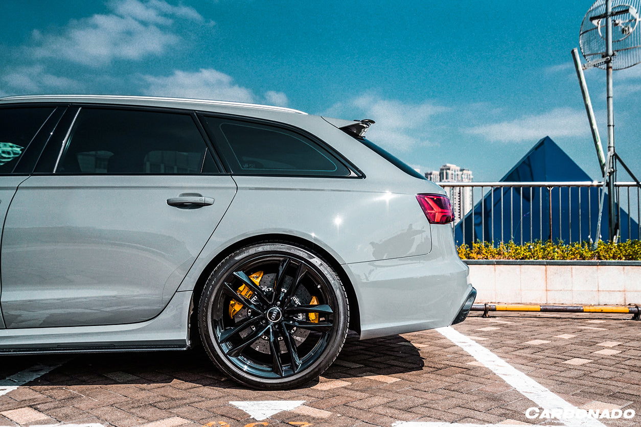2013-2018 Audi RS6 Avant MN Style Carbon Fiber Side Skirts - Carbonado