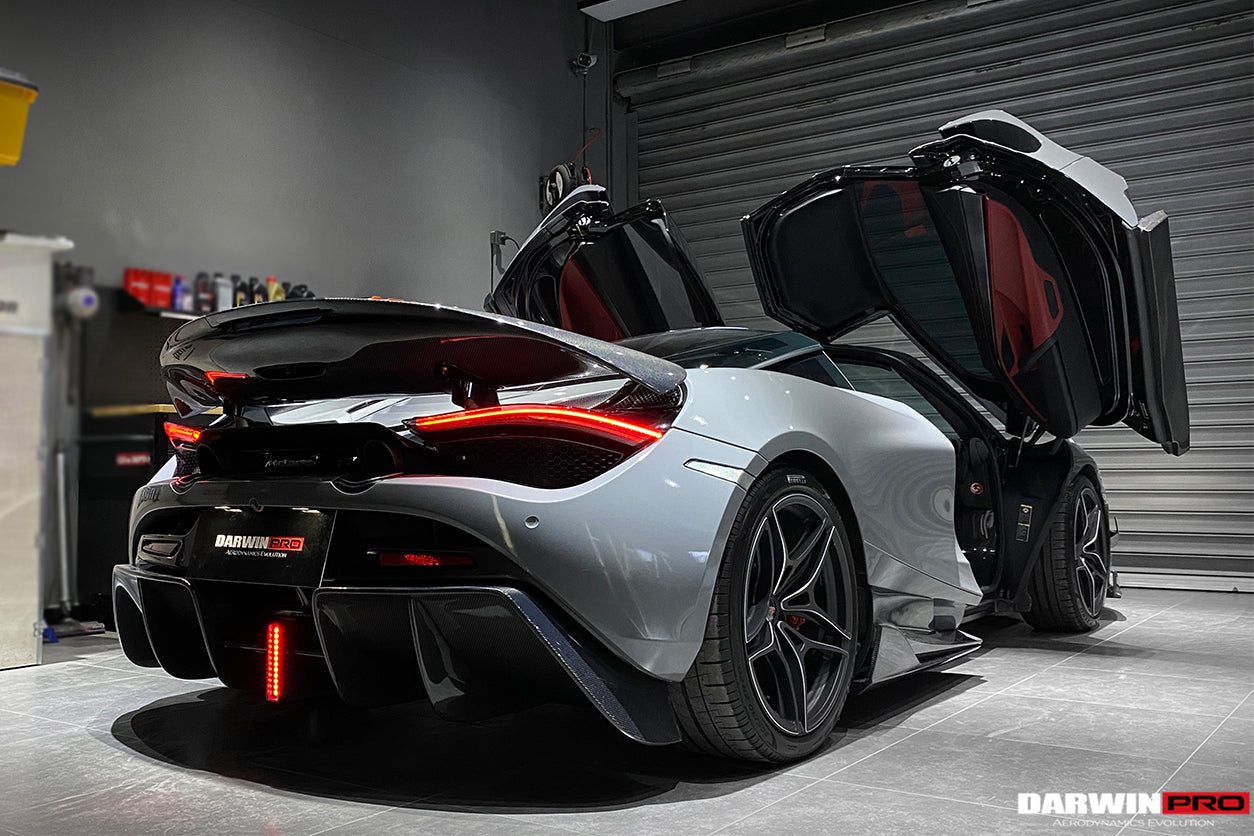 2017-2021 McLaren 720s Se²NWB Style Carbon Fiber Trunk Spoiler - DarwinPRO Aerodynamics