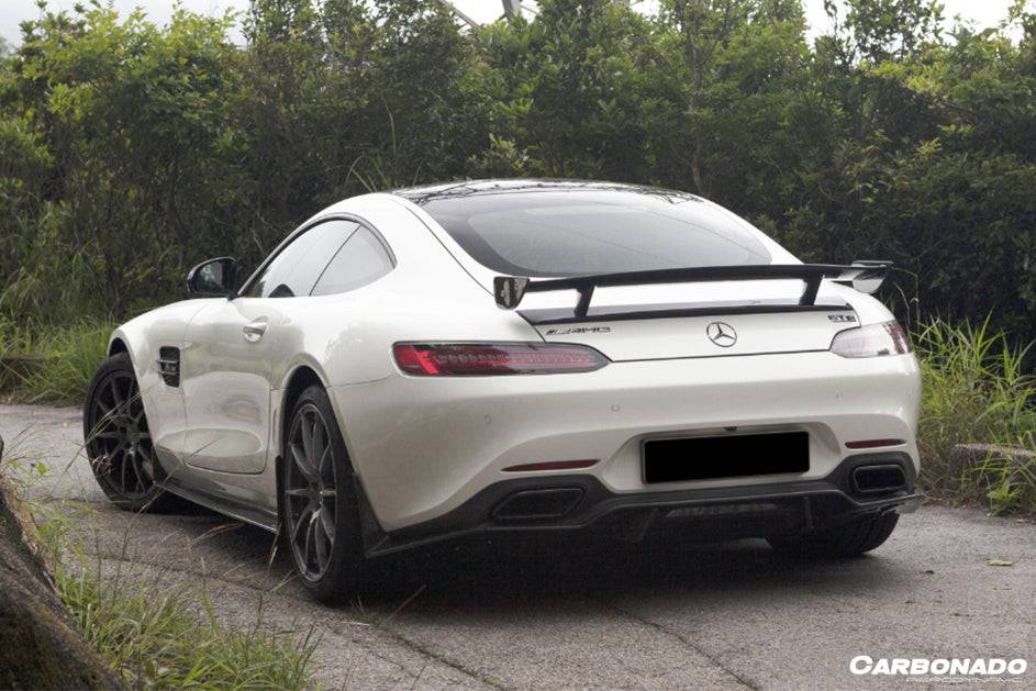 2015-2021 Mercedes Benz AMG GT/GTS RZS Style Carbon Fiber Rear Diffuser - Carbonado