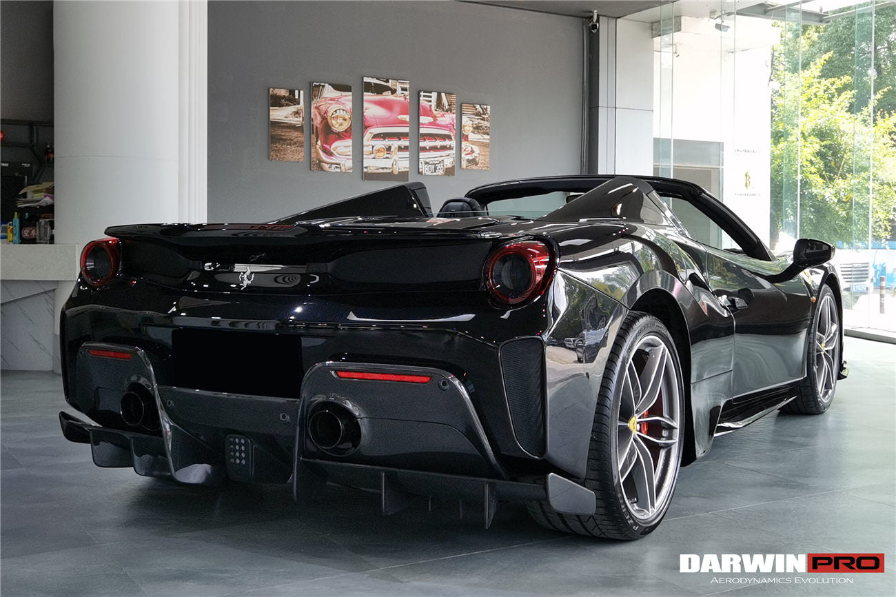 2015-2020 Ferrari 488 GTB/Spyder Pista Style Auto Full Body Kit - DarwinPRO Aerodynamics