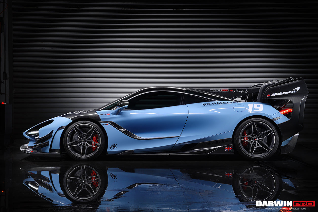 2017-2021 McLaren 720s Se²NWB Style Carbon Fiber Side Skirts - DarwinPRO Aerodynamics