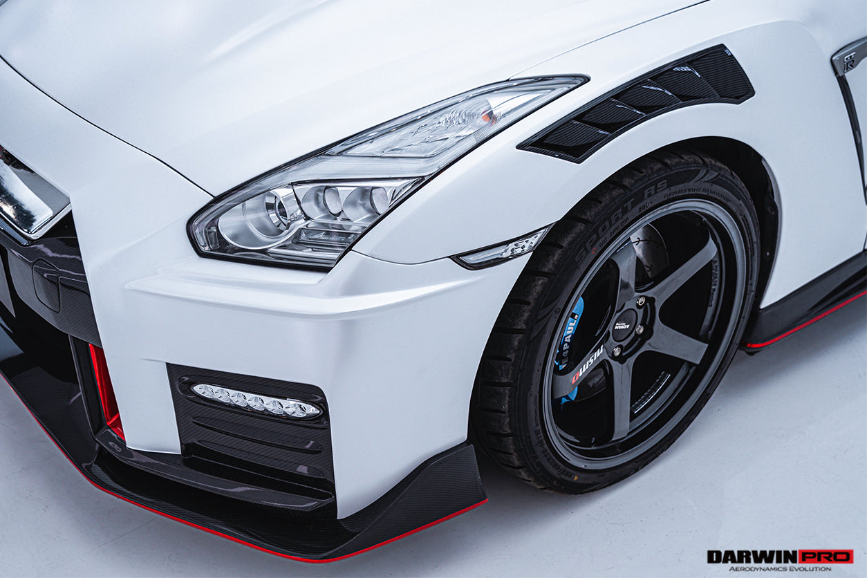 2008-2022 Nissan GTR R35 CBA/DBA/EBA NSM Style Partial Carbon Fiber Fender - DarwinPRO Aerodynamics