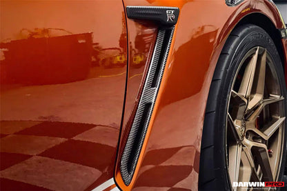 2008-2022 Nissan GTR R35 CBA/DBA/EBA Carbon Fiber Fender Vents - DarwinPRO Aerodynamics