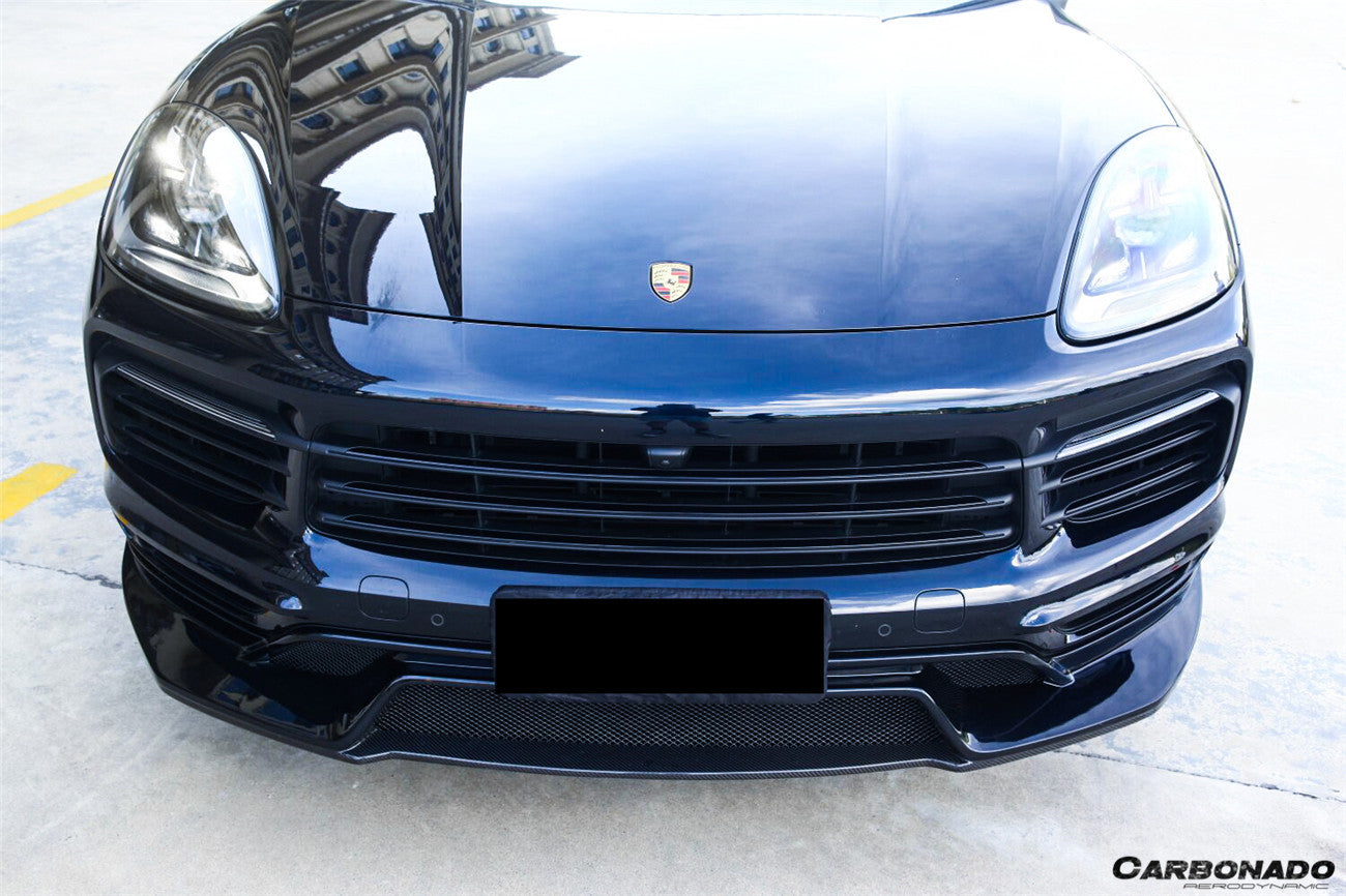 2019-2022 Porsche 959.1 Cayenne S/E-Hybrid OD Style Front Lip - Carbonado