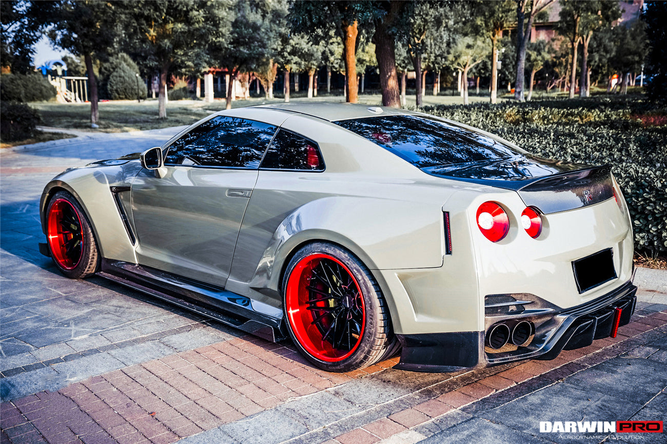 2008-2022 Nissan GTR R35 CBA/DBA/EBA BKSSII Style Partial Carbon Fiber Full Wide Body Kit - DarwinPRO Aerodynamics