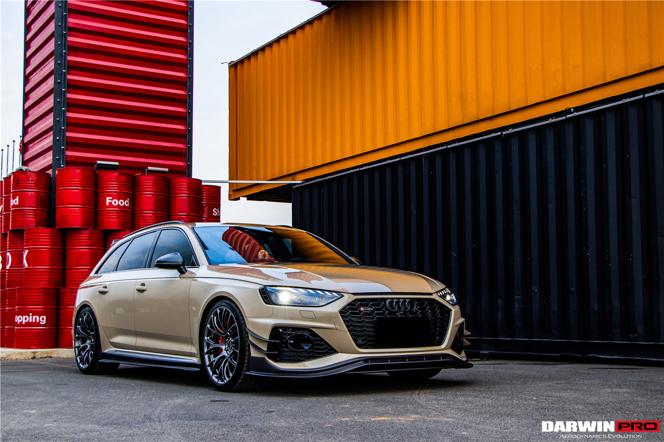 2017-2022 Audi RS4 B9 BKSS Style Side Skirts Under Board - DarwinPRO Aerodynamics