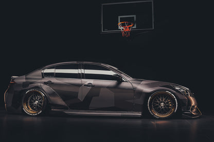 2010-2013 Infiniti G25/G37 Sedan BKSS Style Side Skirts - DarwinPRO Aerodynamics
