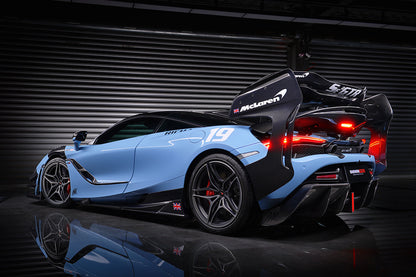 2017-2021 McLaren 720s Se²NWBII Style Carbon Fiber Rear Diffuser - DarwinPRO Aerodynamics