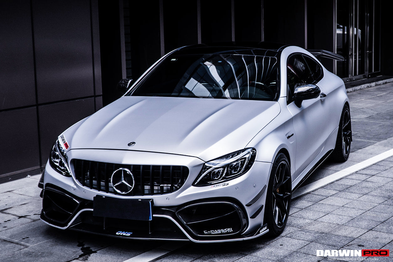 2015-2018 Mercedes Benz W205 C63/S AMG Coupe IMP Performance Partial Carbon Fiber Full Body Kit - DarwinPRO Aerodynamics