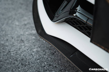 2015-2021 Mercedes Benz W205 C63/S AMG Coupe BKSS Style Carbon Fiber Front Lip - Carbonado Aero