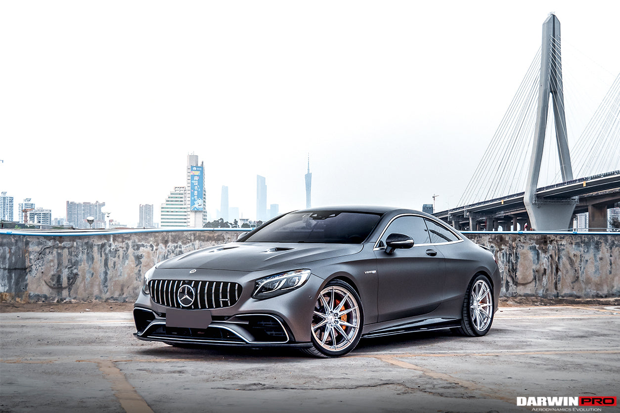 2018-2021 Mercedes Benz C217 S63/S65 AMG Coupe BKSS Style Carbon Fiber Front Lip - DarwinPRO Aerodynamics