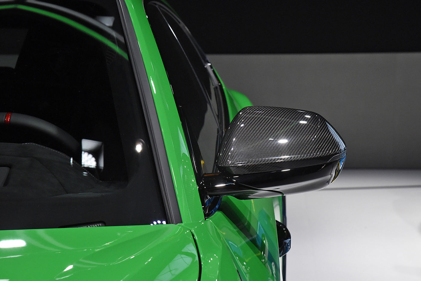 2018-2025 Lamborghini URUS Convert 2023 Performante Dry Carbon Fiber Mirror Housing with BSA holes Replacement - DarwinPRO Aerodynamics