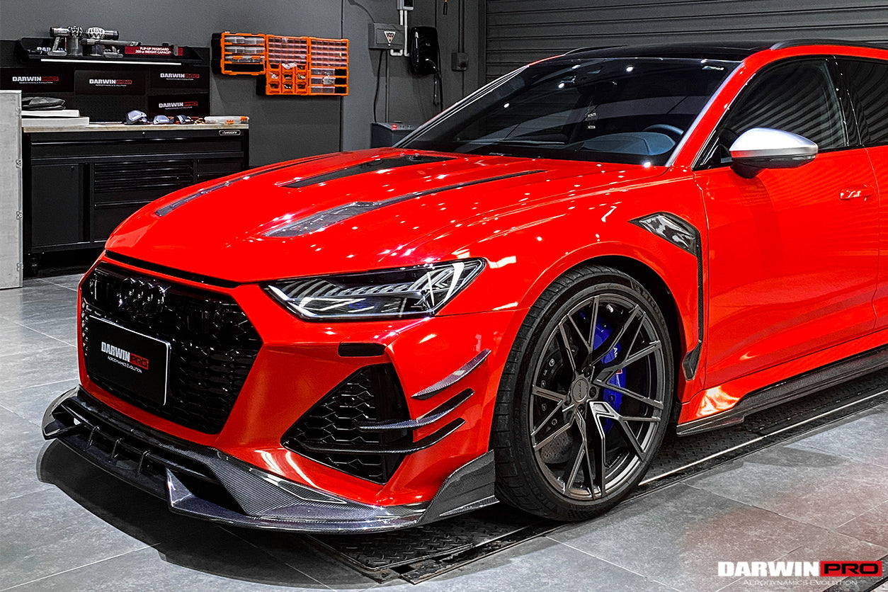 2019-2023 Audi RS6 Avant C8 IMP Performance Front Lip - DarwinPRO Aerodynamics