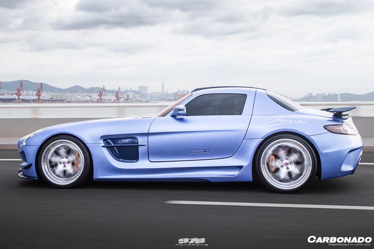 2010-2015 Mercedes Benz W197 SLS AMG BKSS Style Carbon Fiber Trunk Spoiler - Carbonado Aero