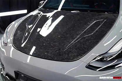 2020-2023 Tesla Model Y IMP Performance Carbon Fiber Hood - DarwinPRO Aerodynamics