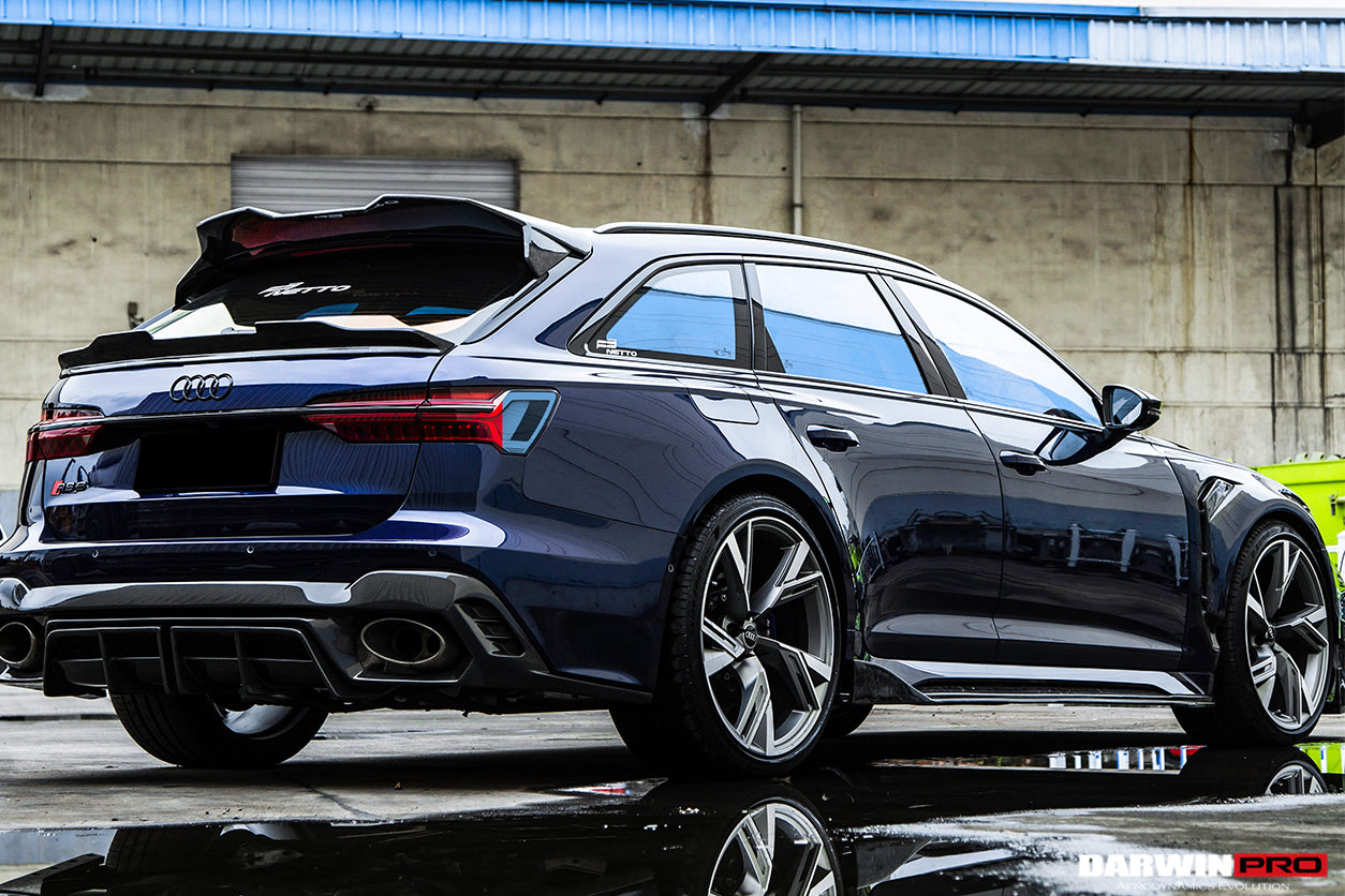 2019-2023 Audi RS6 Avant C8 IMP Performance Carbon Fiber Middle Spoiler - DarwinPRO Aerodynamics