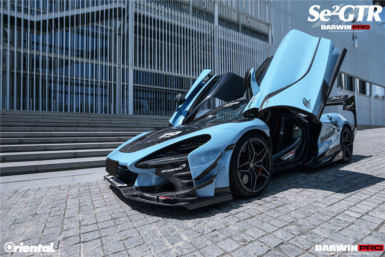 2017-2021 McLaren 720s Se²NWB Style Carbon Fiber Side Door Trims - DarwinPRO Aerodynamics