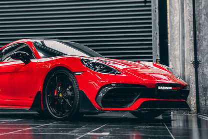2016-2023 Porsche 718 Cayman/Boxster BKSS Style Partial Carbon Fiber Full Body Kit - DarwinPRO Aerodynamics