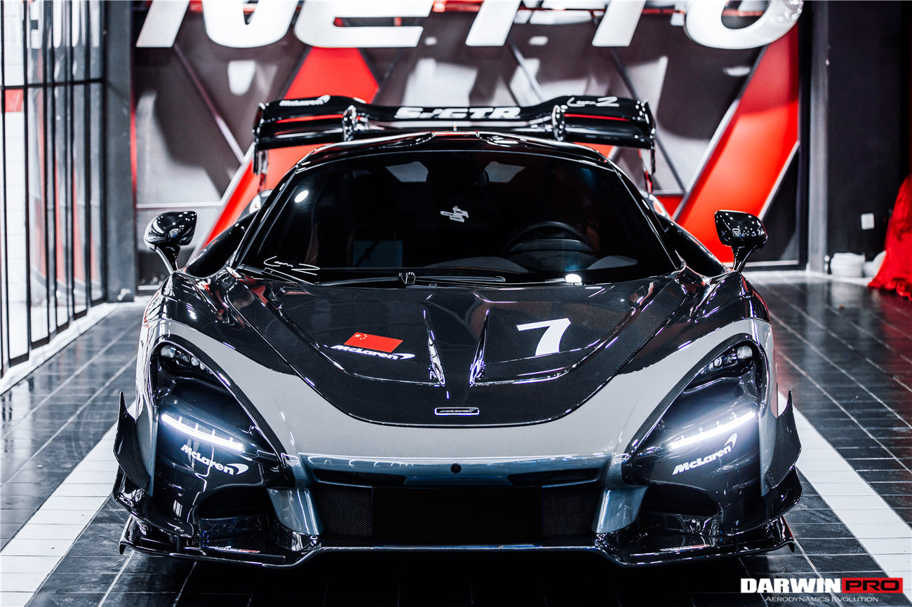 2017-2021 McLaren 720s Se²NWB Style Carbon Fiber Hood - DarwinPRO Aerodynamics