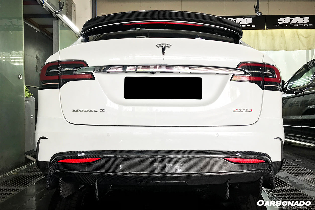 2016-2018 Tesla X SUV RZS Style Carbon Fiber Full Kit - Carbonado