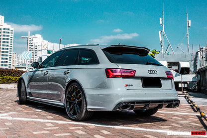 2013-2018 Audi RS6 Avant Carbon Fiber Rear Lip - DarwinPRO Aerodynamics