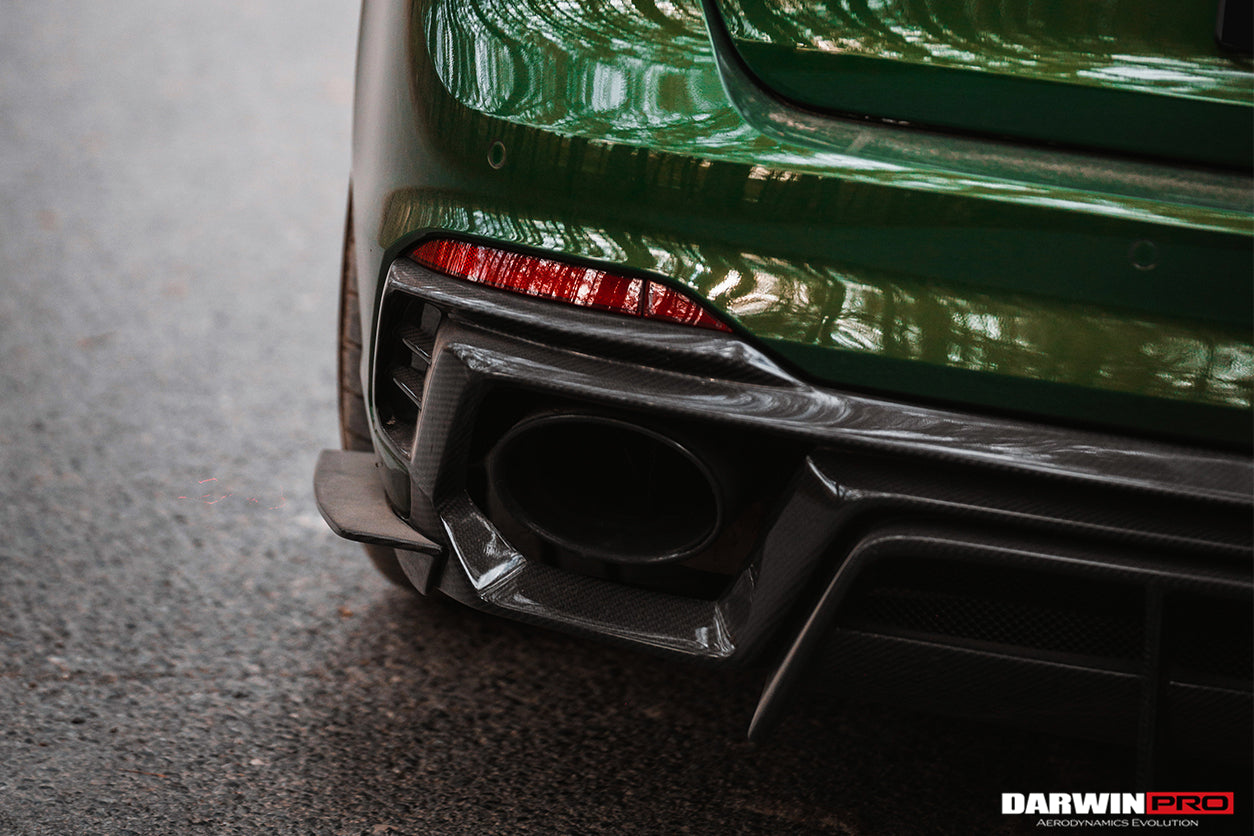 2017-2022 Audi RS4 B9 BKSS Style Rear Diffuser w/ Caps - DarwinPRO Aerodynamics