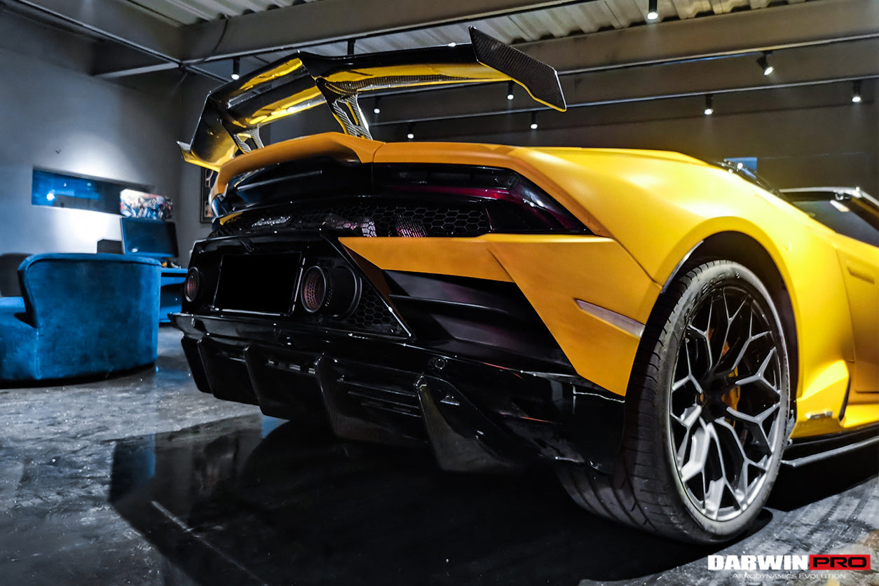 2019-2022 Lamborghini Huracan EVO OD Style Dry Carbon Rear Diffuser - DarwinPRO Aerodynamics