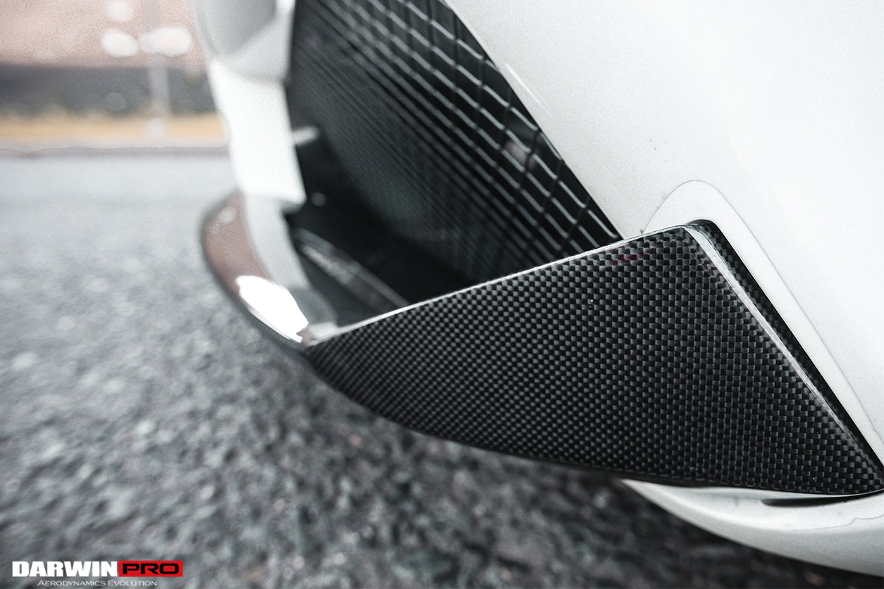 2015-2020 Ferrari 488 GTB/Spyder Carbon Fiber Front Lip - DarwinPRO Aerodynamics